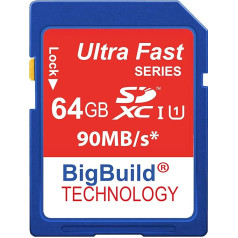 64GB Ultra Fast 90MB/s SD SDHC Memory Card for Nikon D5300 Camera