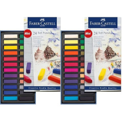 Faber-Castell Studio Quality 128224 Mini Soft Pastel Chalk Pack of 24