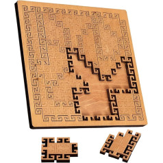 Puzzles for Adults - Jigsaw Puzzle | Wooden Geometry Jigsaw Toy for Women Boys Girls Youth | Portable Jigsaws Game,Art Challenge Wood Puzzles F0r Teens Husband Son Daughter Family Friends Coworkers