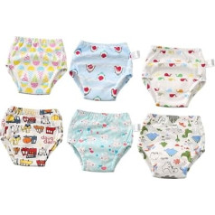 MERRYHAPY - Training trousers for toddlers, reusable and washable with waterproof design for toilet training, size S, breathable and comfortable