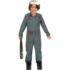 Fiestas GUiRCA Psycho Killer Children's Costume Including Blue Jumpsuit and Mask - For Carnival/Fancy Dress, Halloween, Themed Parties with Mask and Jumpsuit