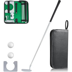 Mini Golf Set for Indoor Putting Green - Putter Ball Game with Putter, Hole Cutter and Cup - Perfect Office Kit and Funny Games for Adults