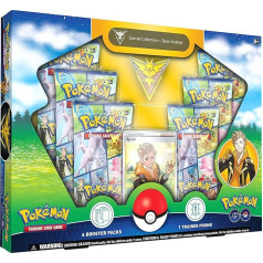 Pokémon TCG: GO Special Collection - Team Instinct (1 Foil Promo Card, 1 Deluxe Pin and 6 Booster Packs) 6+ Years