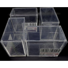 docsmagic.de 4 x Acrylic Display for Pokemon Booster Box Screwdown UV Safe Display Case