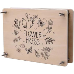 KEALBAUS Professional Flower DIY Kit 30 x 21 cm for Adults Dried Flower Making and Press Making