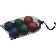 INLIFE 8-TLG. Boccia-Spielset mit Tragetasche Massivholz Kiefer,Sportartikel,Outdoor-Aktivitäten,Spiele im Freien,Gartenspiele,0.7 KG,4008441