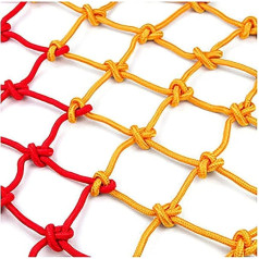 Climbing Net, Decorative Climbing Cargo Net, Outdoor/Indoor Climbing Net, Colourful Rope Ladder Net for Landscape Fences (3 x 4 m)