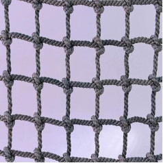 Climbing Cargo Net, Robust Rope Climbing Net for Outdoor Climbing Games for Toddlers and Teenagers (2 x 2 m)