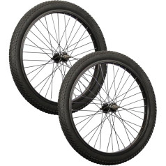 20 Inch Wheel Set for Trailers, Moped, Bicycles, Carts, Cargo Bikes