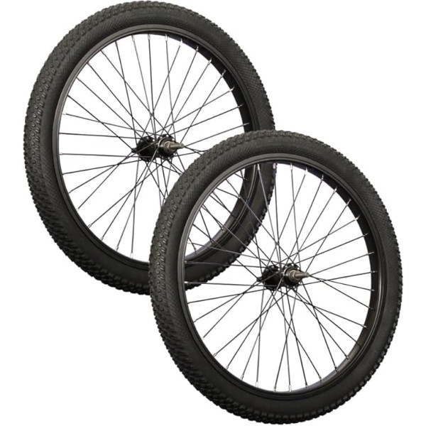 20 Inch Wheel Set for Trailers, Moped, Bicycles, Carts, Cargo Bikes