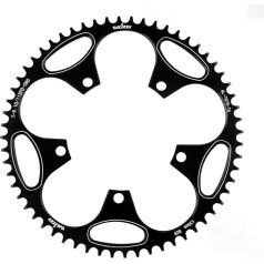 110/130 BCD Chainring 36/38/40/42/44/46/48/50/52/54/56/58/60T 5 Screws Round Narrow Wide Bicycle Chainring for 9/10/11 Speed Road Bike Folding Bike