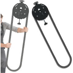 Endless Rope Trainer & Cable Pull Machine, Home and Gym System for Strength Training, Arm Toning and Fitness, 150 kg Load Capacity