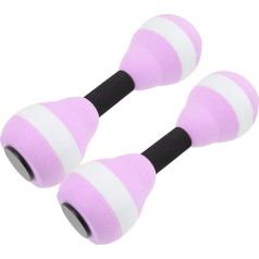 Wasserhanteln 1 Paar Eva Schwimmlanghantel Pool Trainingsgerät für Wassergymnastik Fitness Aquatic Übung Rosa Weiß