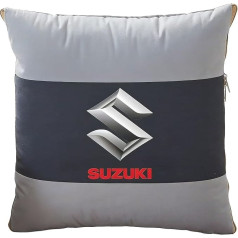 Travel Blanket Ultralight Warm for Suzuki S-Cross 2017-2023, 2-in-1 Cushion Blanket, Aeroplane Blanket, Cuddly Blanket, Multifunctional Pillow, Packable Travel Blanket, 45 cm x 45 cm