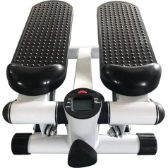 Home Stepper, Up-Down Swing Stepper with Power Ropes, Stepper Home Trainer with LCD Display, Training Equipment for Home