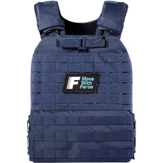 Force Fitness Weighted Vest 20kg Navy
