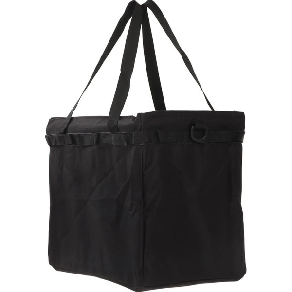 Outdoor-Werkzeugtasche, faltbar, großes Fassungsvermögen, multifunktionale Camping-Geschirr-Organisationstasche für Picknick-Grill (Schwarz)