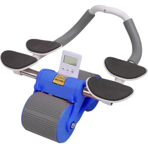 Abdominal Wheel Roller, Automatic Abdominal Wheel, Intelligent Automatic Rebound Exercise Roller - Portable Abdominal Wheel, Core Strengthening Equipment for Muscle Training