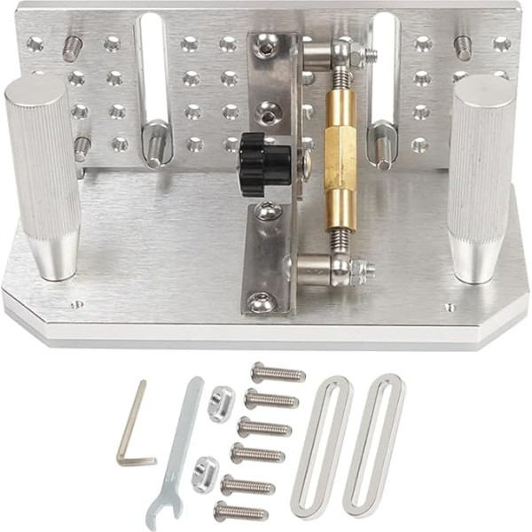 Belt Sander Milling Cutter Long Sharpening Locator Adjustable Angle -5°-25° Belt Sharpener with Double Press Plate Woodworking Grinding Device