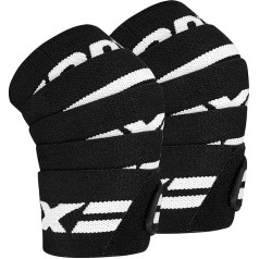 RDX, Crossfit, Sports, Boxing, MMA, Support for Knee and Knee Cap Protection, black