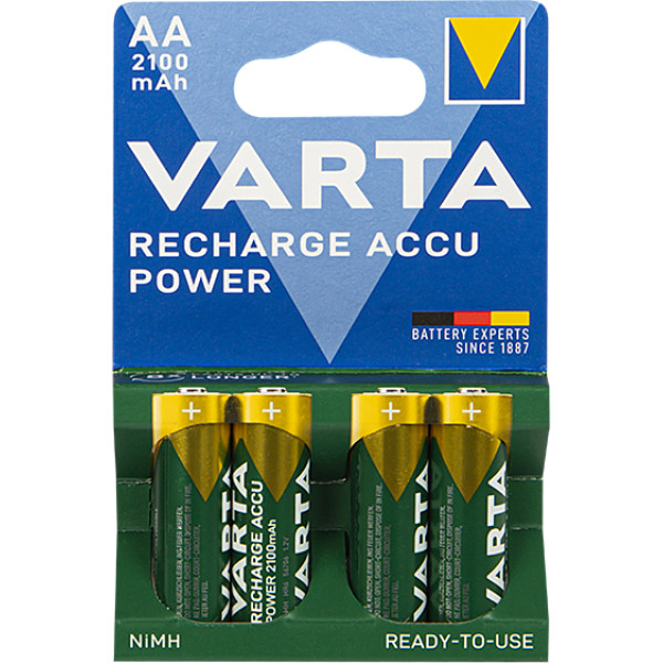 82-611# Akumulators r6 ni-mh aa 2100mah varta