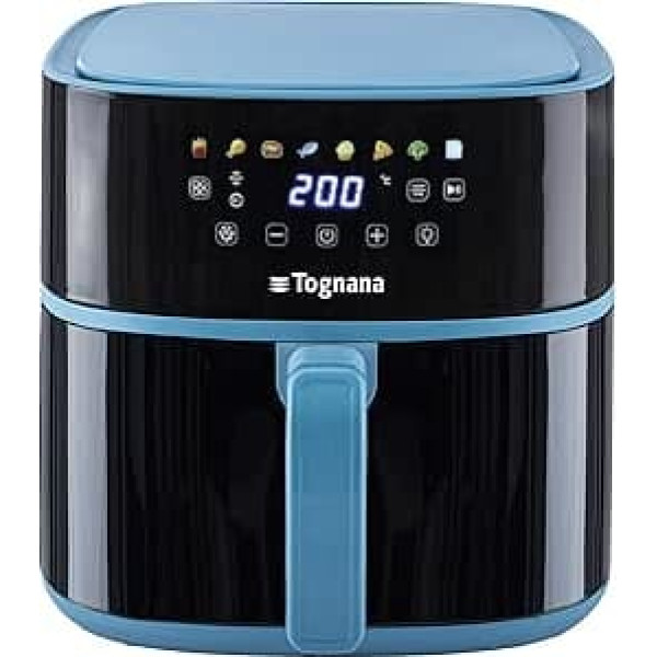 Tognana Iridea Hot Air Fryer 8L Plastic Stainless Steel Champagne