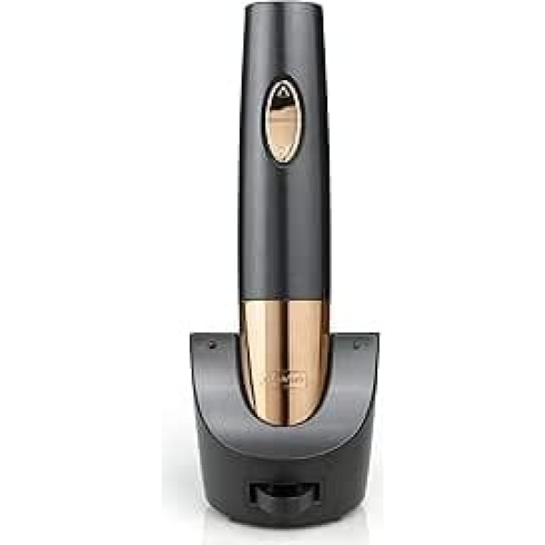 Cuisinart CWO50U Automatic Wine Opener with Vacuum Sealer Rechargeable Midnight Grey