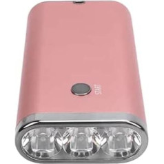 LED-Haarverlängerungslicht, Schnelle Aushärtung für den Salon zu Hause, Leistungsstarke Beleuchtung, Hand-Haarverlängerungslicht für Tiefes Eindringen, Aluminiumlegierung (Roségold)