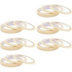 ULTECHNOVO 18 Rolls Nail Design Tape 3/5/12 mm White Manicure Masking Tape Nail Polish Separator Tape Nail Art Tape for Nail Salons and Home Use