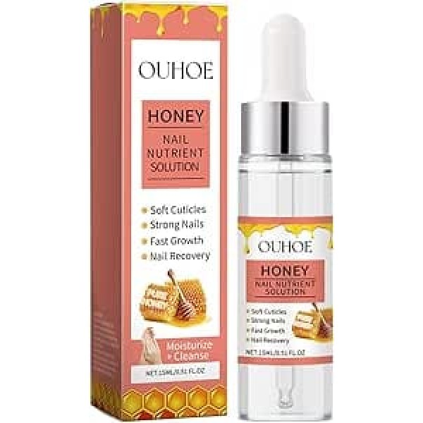 OUHOE Nagelpflegeöl, nährende Nagelpflege, feuchtigkeitsspendende Nagelhautpflege, 15 ml
