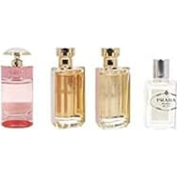 Shaneel Enterprises Limited Edition Prada Mini Gift Set, Candy-Florale Eau de Toilette, 7ml + La Femme Eau Edt 9ml + Les Infusions De Iris Eau de Toilette 8ml