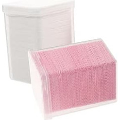 Wimpernverlängerungstücher Reinigungs Pads Fusselfrei Für Nagellackentferner Vliesstoff Einweg 2 Boxen Nagellackflaschen Reinigung Nagelpflege