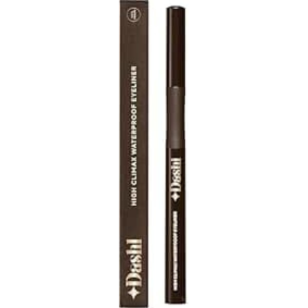 DASHL High Climax Waterproof Liquid Eyeliner, Precise, 24h Smudgeproof, Precise Felt Tip, Matte Liner, Intense Pigmentation, Vegan, Ophthalmologically Tested
