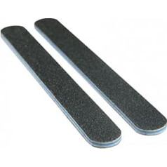 Standard Black 80/80 (Blu Ctr) Washable Nail File 50 Pack by Nail File Guru