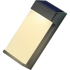 Solar Powered Wall Lamp for Outdoor Use, Waterproof LED Garden Lamp with Motion Sensor for Sustainable Lighting in the Garden for Night Lighting and Dark Areas