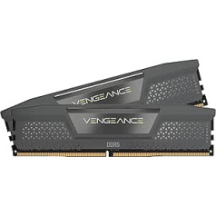 CORSAIR Vengeance DDR5 RAM 32GB (2x16GB) 6000MHz CL30-36-36-76 1.40V AMD Expo Intel XMP 3.0 Desktop Memory - Grey (CMK32GX5M2B6000Z30)
