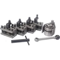 WM210V&WM180V&0618 Lathe Quick Change Tool Holder Set 12 x 12 mm Tool Rest for Top Width Over Bed 120-220 mm