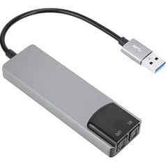7.1 USB Surround Sound Card, External Sound Card with SPDIF Digital Audio for Laptop PC
