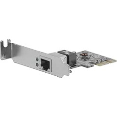 StarTech. com 1 Port PCI Express Gigabit Ethernet RJ45 Network Card Adapter NIC PCI-E Low Profile – Accessory Network (Wired, PCI-E, Ethernet, 1000 Mbit/s; Realtek RTL8111E; 10/100/1000BaseT (x))