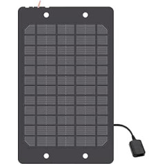 VCHICS 1 Stück 5 V 6W PET Solarzelle kleine Solarzelle DIY for Batteriefahrrads gemeinsame Solarladegerät(5V2A Regulator)