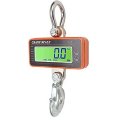 1500 kg 3000 lb Digital Crane Scale, Electronic Industry - High Performance Hanging Scale with LED Display and Remote Control for Warehouse, Construction, Cradle Luggage