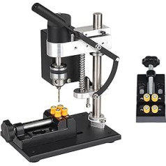 Tischbohrmaschine, Neue Mini-Desktop-Tischbohrmaschine Micro DC Siebenstufige Geschwindigkeitsverstellbarer Heim-Präzisions-Bohrmaschinenständer