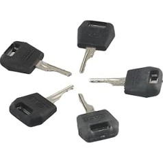 Zündschlüssel 5 teilig 1964831C2 für Koffertraktor, Dozer und Schwergerätemodelle einschließlich 3394, 4494, 5120, 5130 und kompatibel mit div