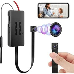 WiFi Surveillance Camera 1080P Full HD with App, Night Vision, Motion Detection, Loop Recording, Live Video, Wireless, IP Camera Indoor & Outdoor - Ideal for Home, Office, Garden, Security