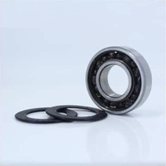 SUOFEILAIMU 1PC 683/6706/6006/6206/60/32 Hybrid Ceramic Bearing ABEC-1 Industrial Motor Spindle Hybrids Si3N4 Ball Bearing 3NC HC (6006RS 30 x 55 x 13 mm)