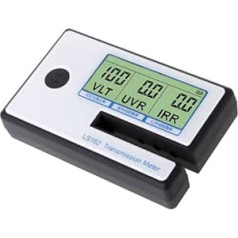 Digital UVA/UVB Meter Window Tint Meter 162 Solar Film Window Film Transmission Meter UV IR VL Tester for Measuring Film Filmed Windows Backlit LCD Speic