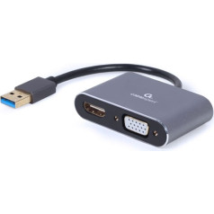Adapteris usb 3.0 uz hdmi vga d-sub