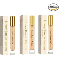 3PCS Honey Perfume For Women Portable Travel Bergamot Flavored Natural Light Fragrance Eau De Parfum