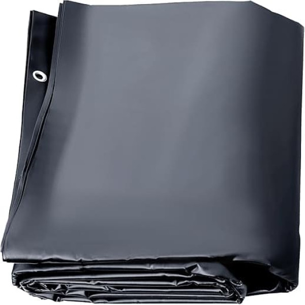 Vevor Rectangular Pool Cover, 4 x 7 m Swimming Pool Cover, PVC Charcoal Pool Cover, Waterproof Pool Canopy, Winter Cover, Dirt-Repellent Tarpaulin for Pool, Rectangular Pool Tarpaulin