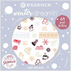 Essence - Nail Stickers - Winter Dreamin - Nail Sticker 01 - Sprinkle Me with Snowflakes
